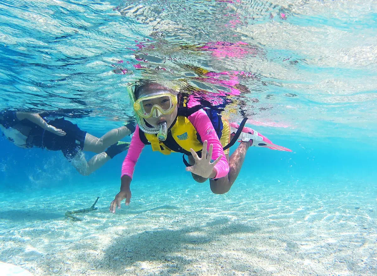 aka island snorkeling
