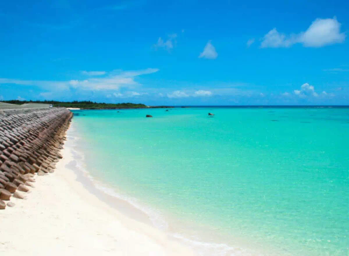 shimoji island seaside scenery