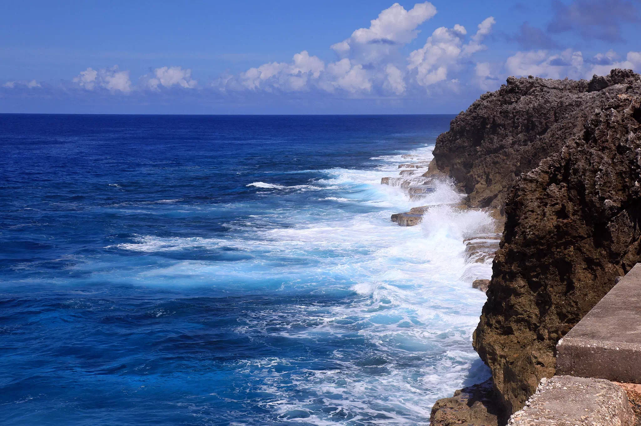 kita daito island coast