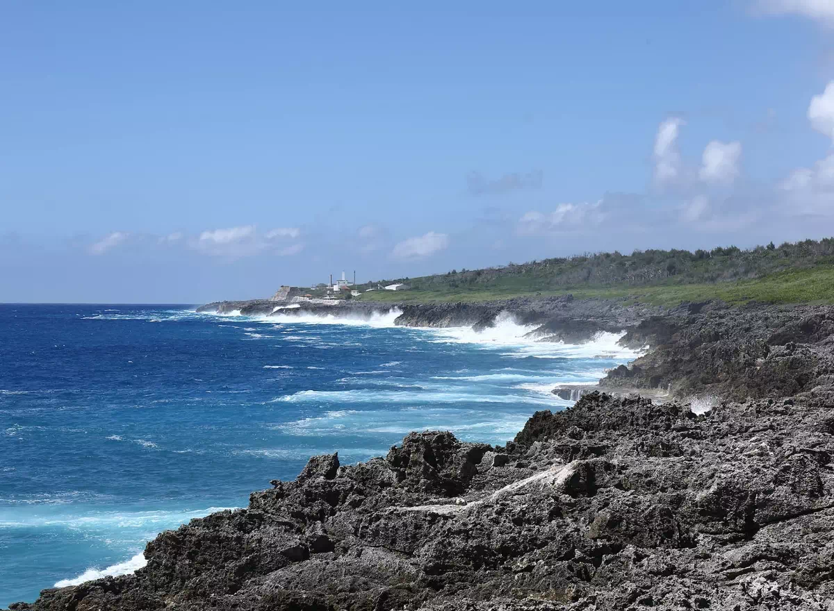 minami daito island coast