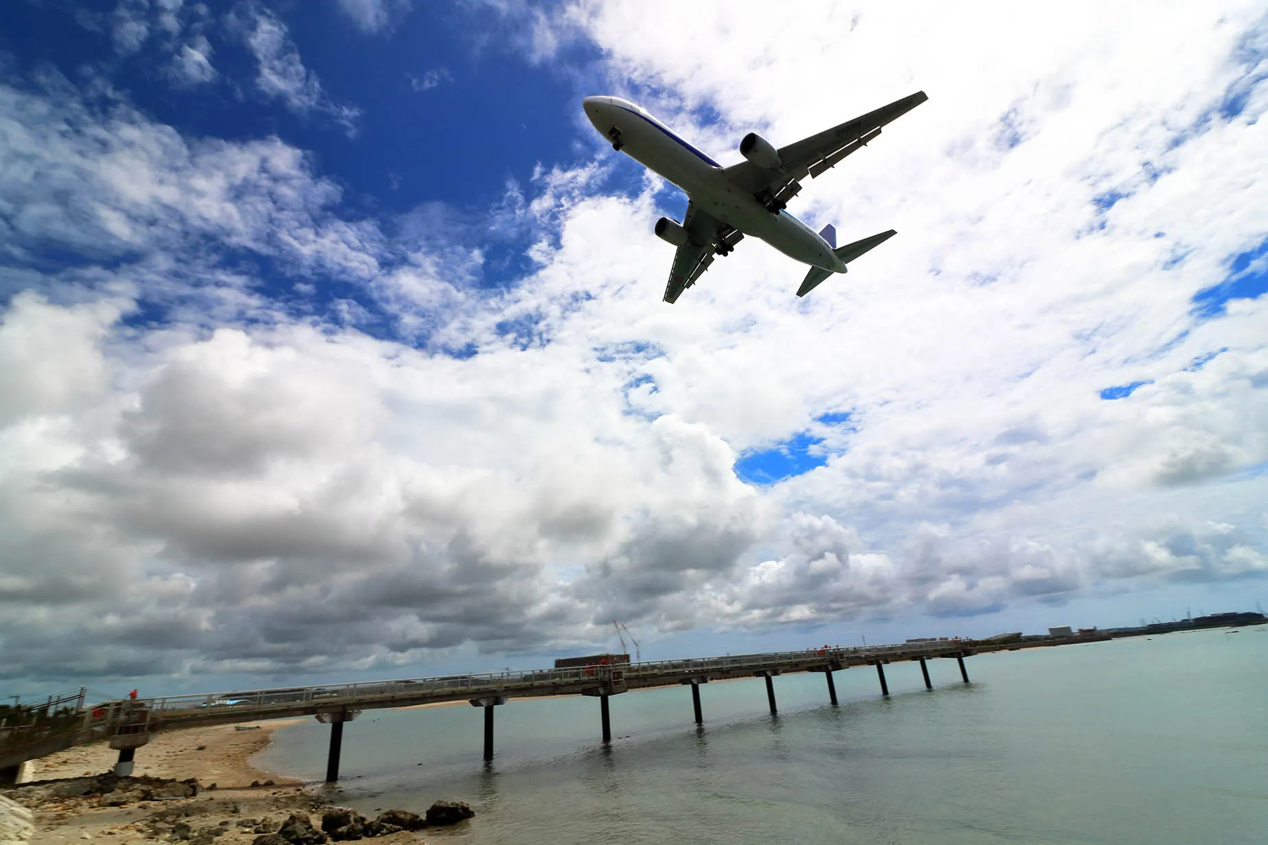 senaga island plane landing