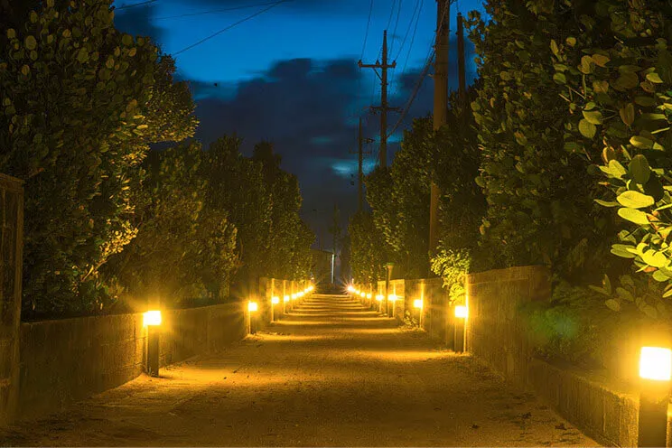tonaki island village footlights