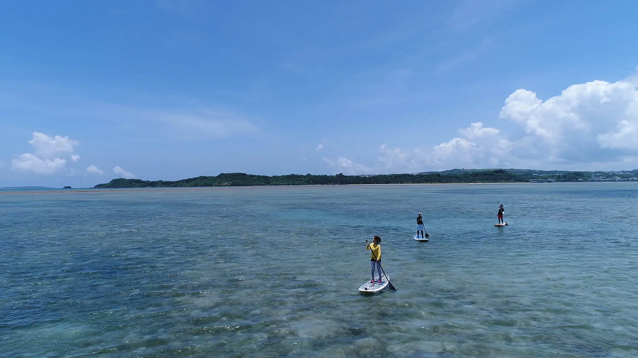 april stand up paddleboarding