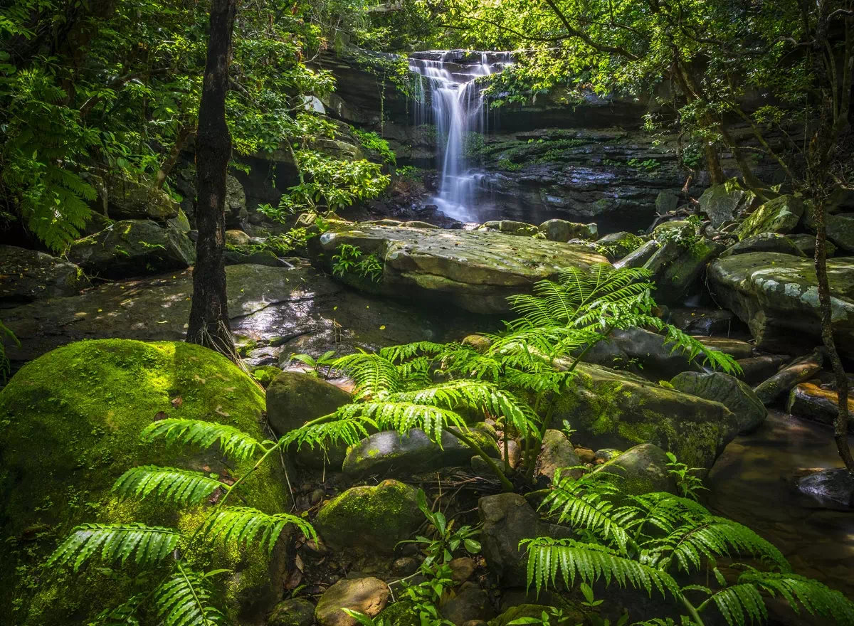 september okinawa waterfall