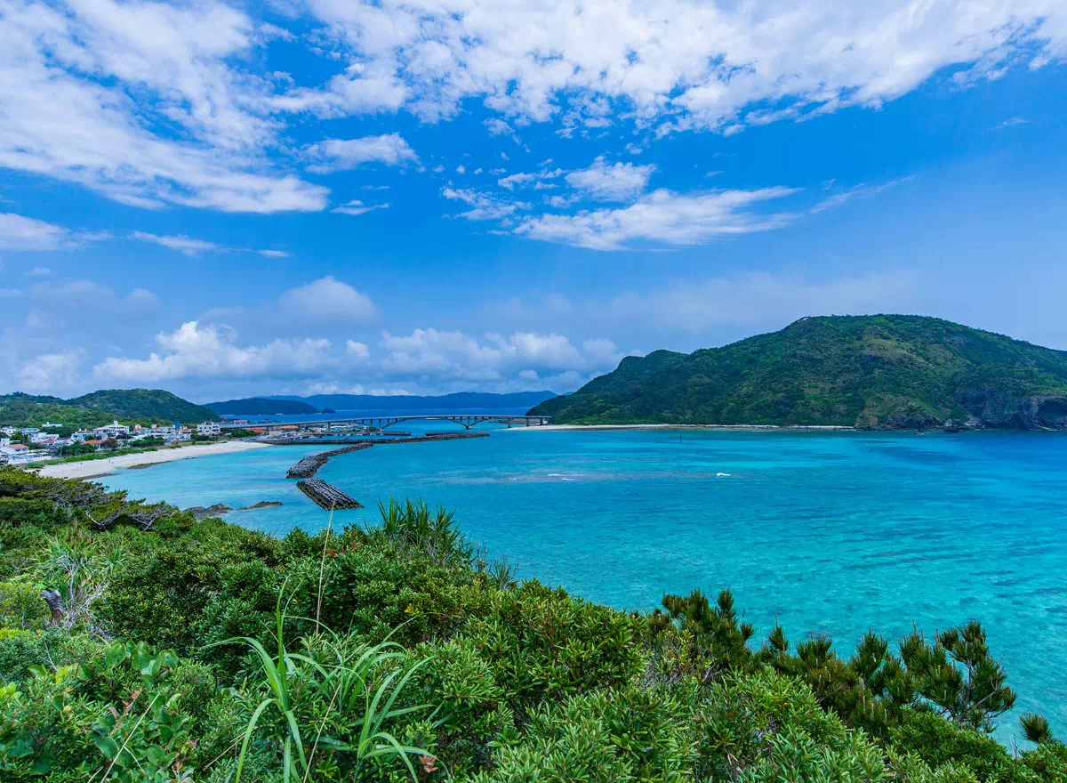 阿嘉島的天城瞭望台