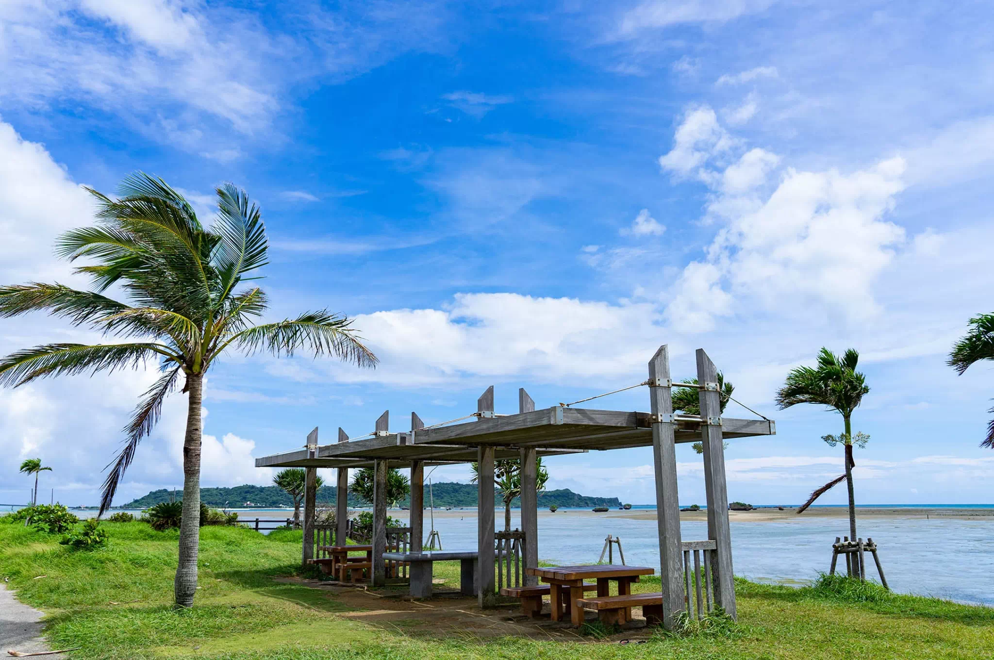 平安座島上的海岸
