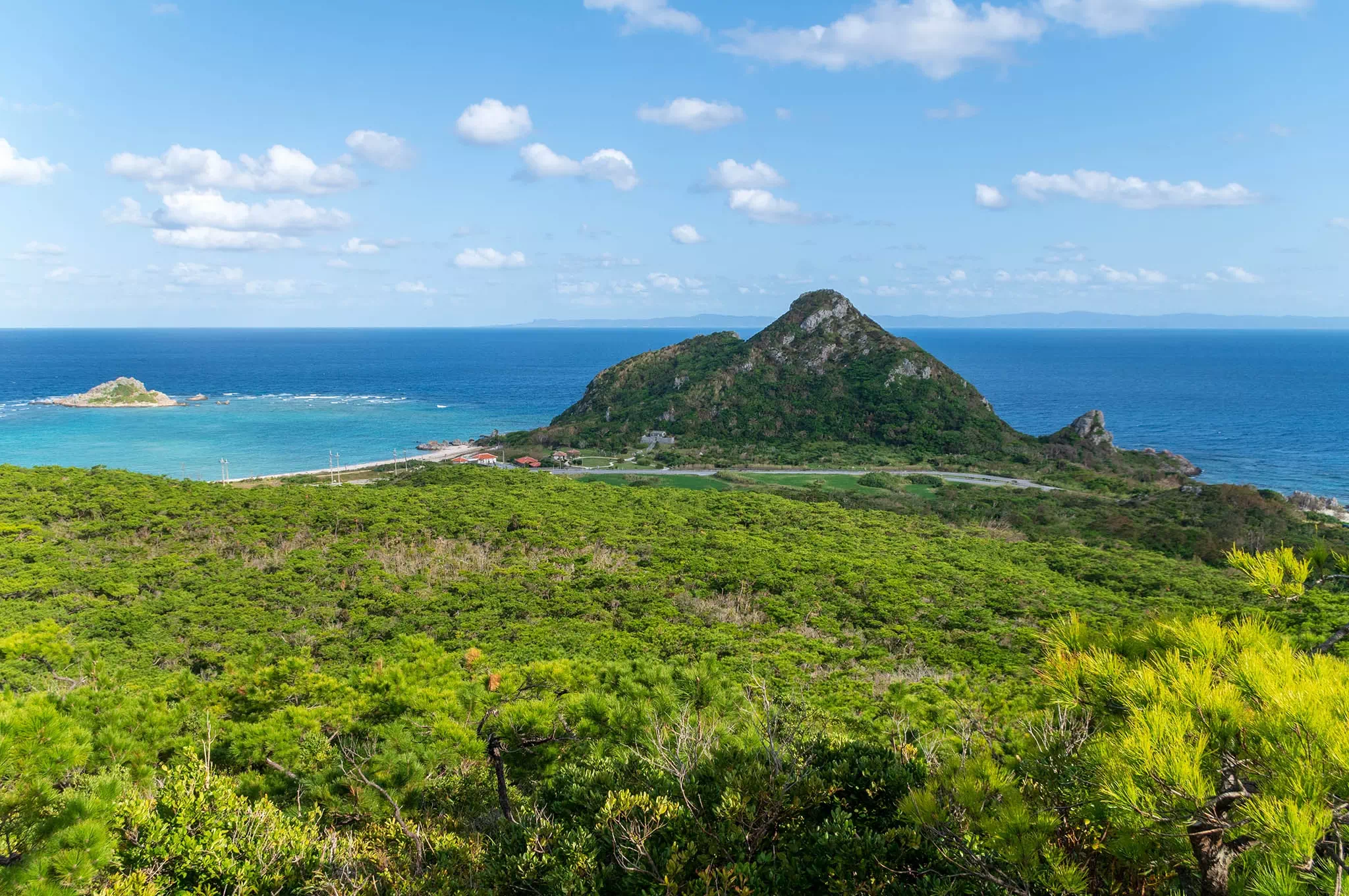 伊是名島的風景