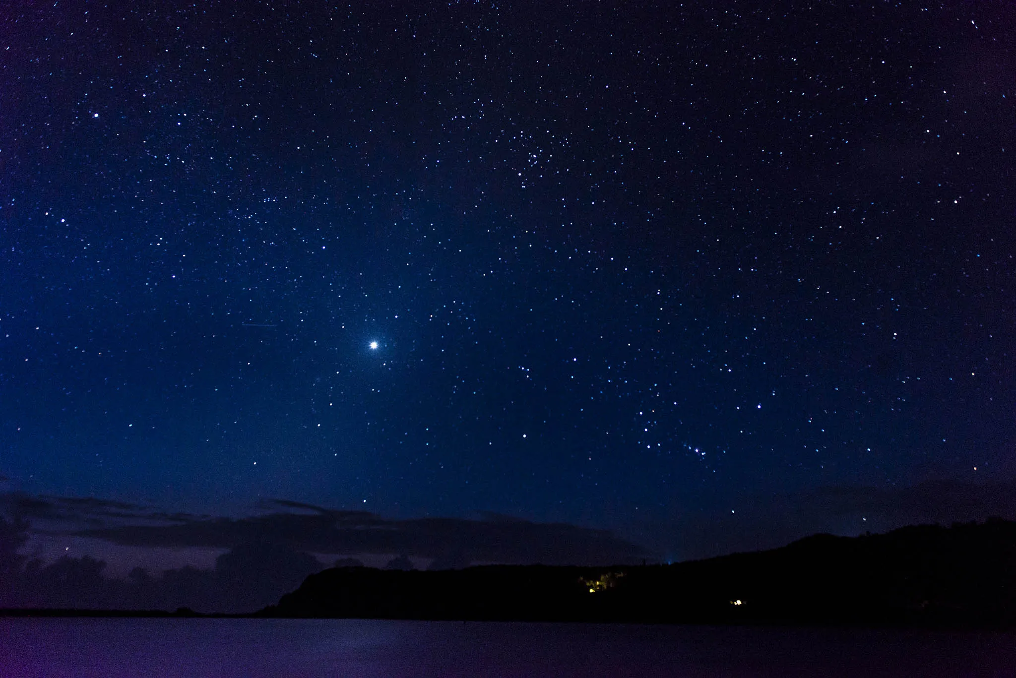 11月沖繩夜空
