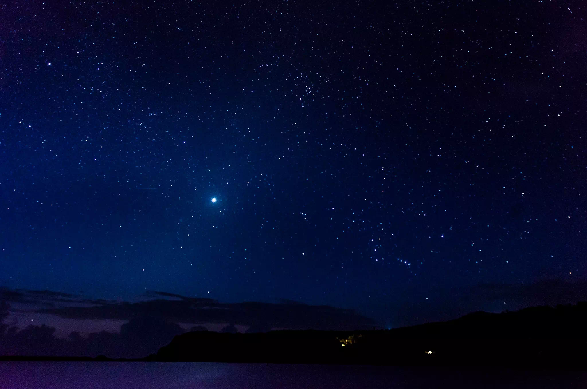 11月沖繩夜空