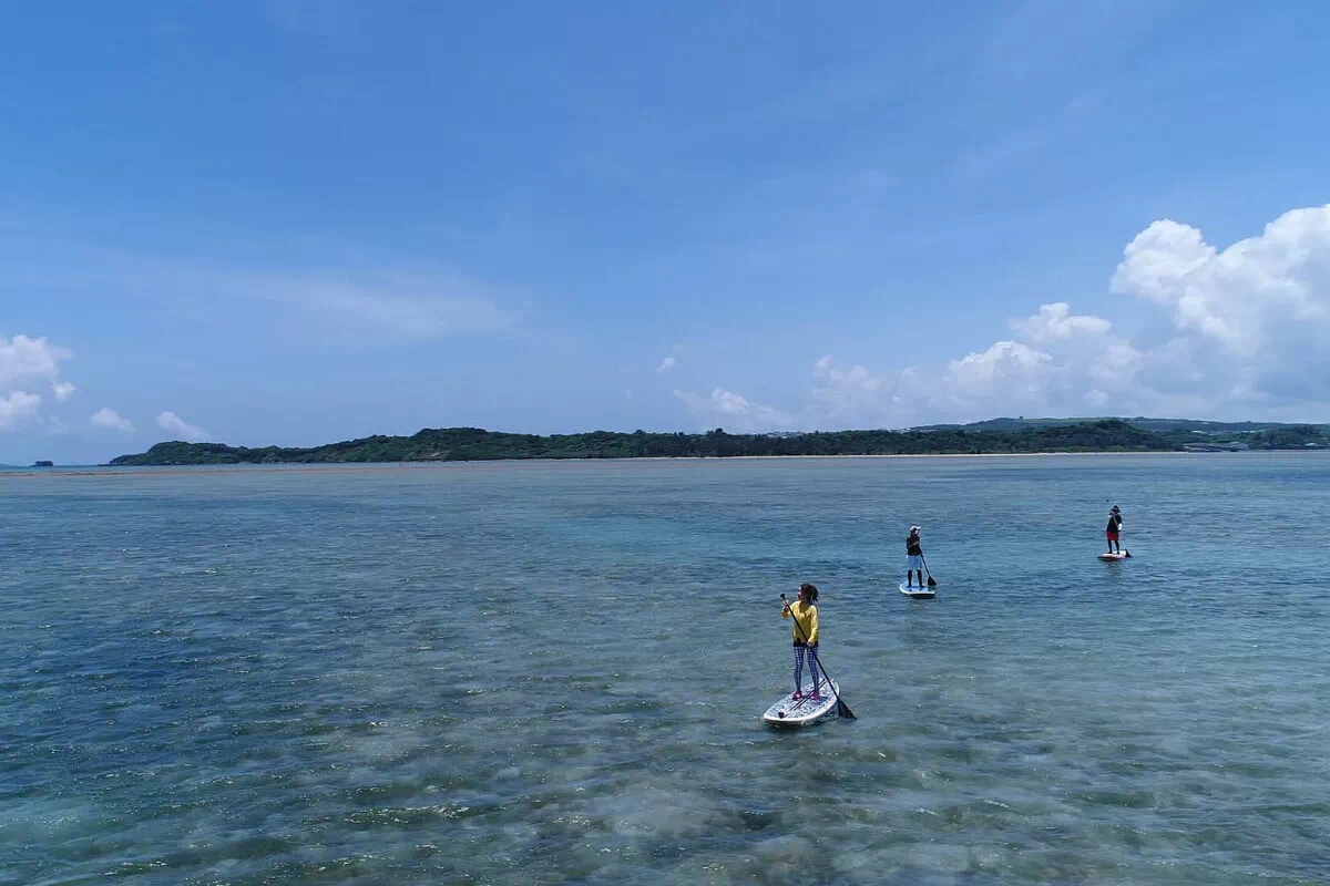 stand up paddleboarding