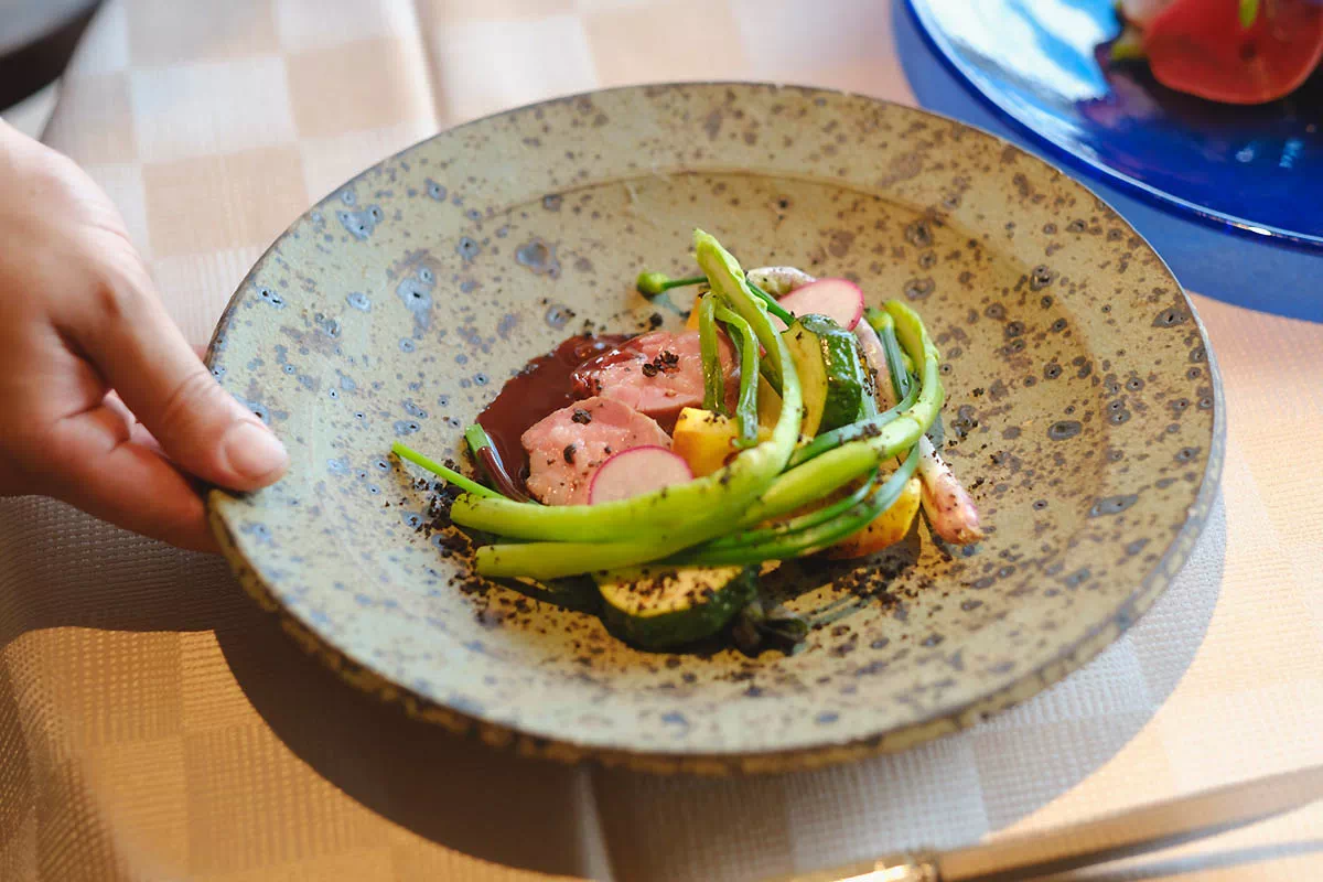 dishes by chef kinoshita