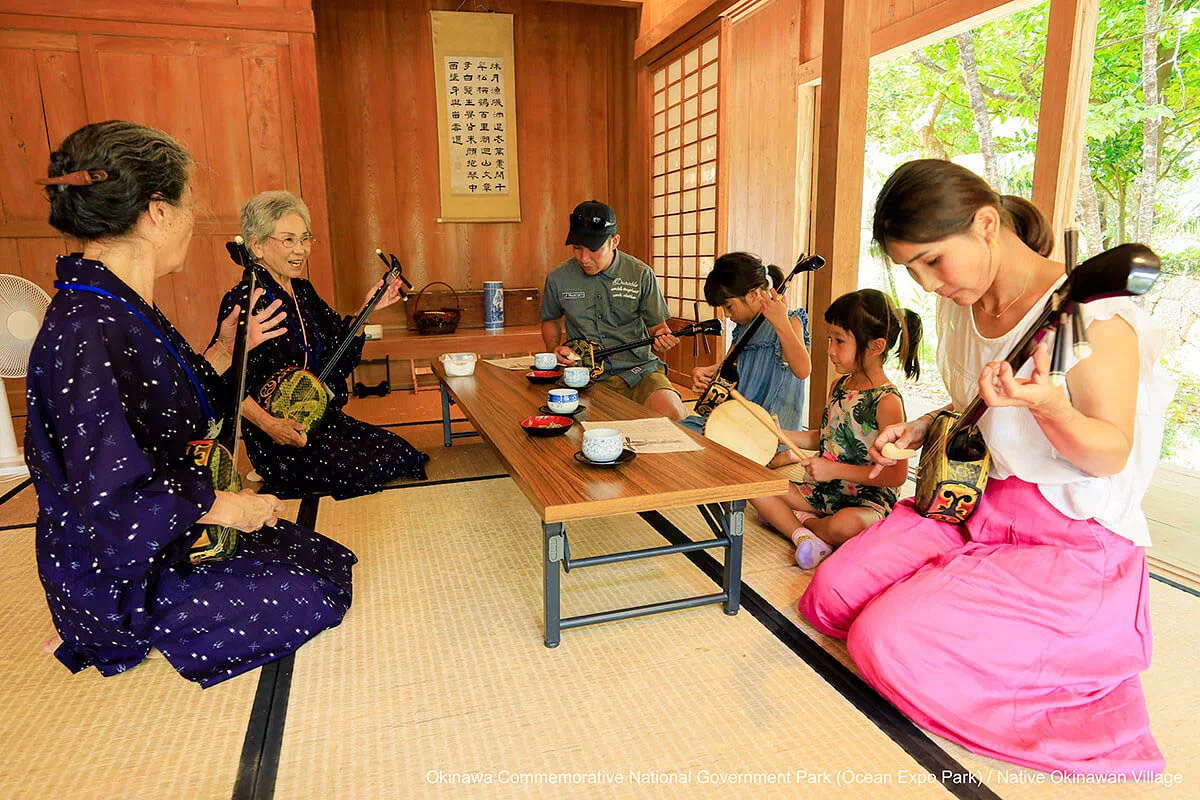 sanshin lesson
