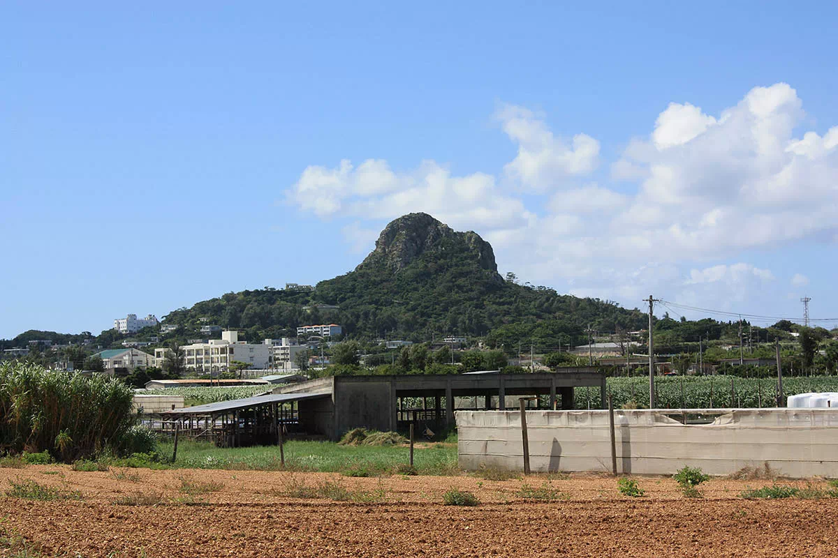 mt gusuku ie island