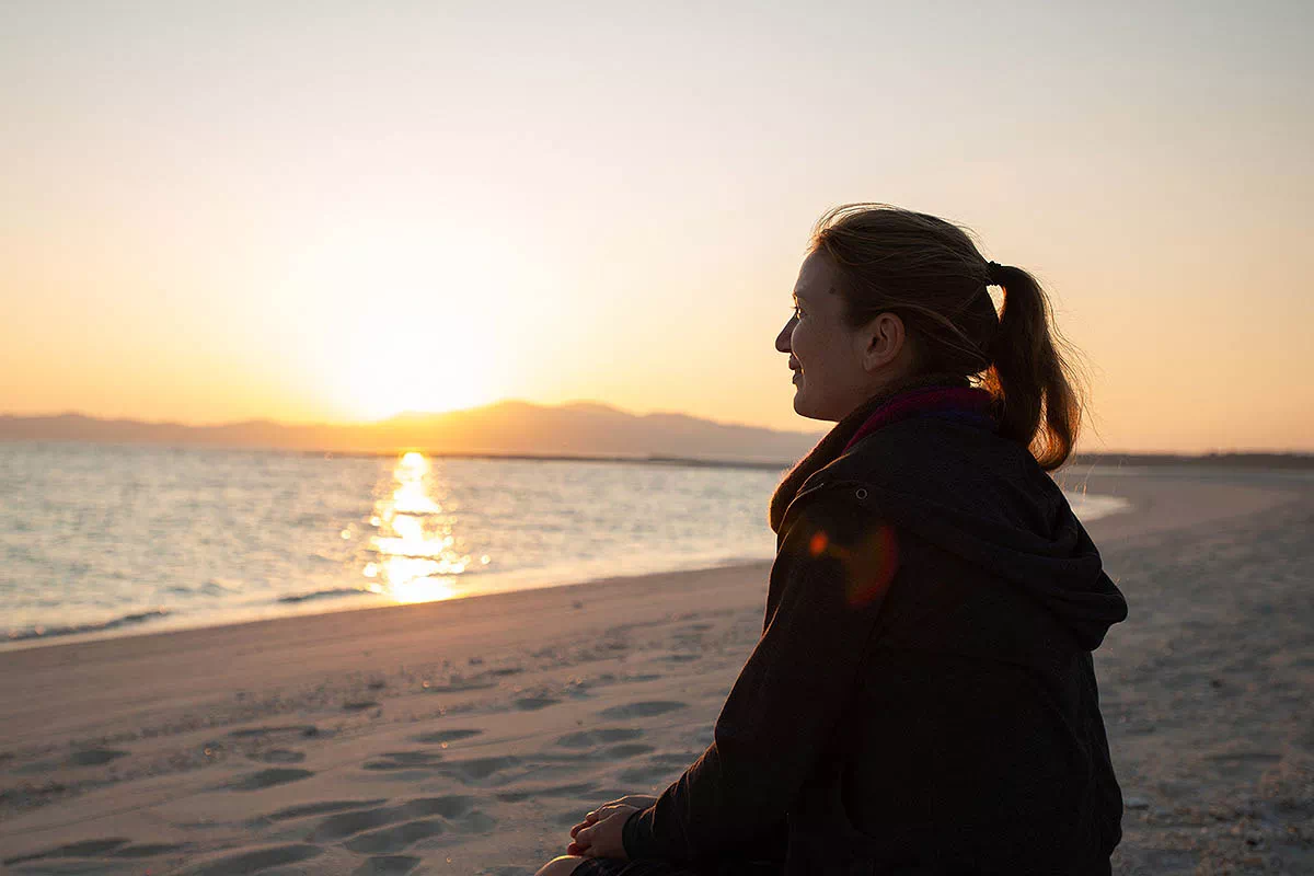 kume island sunset