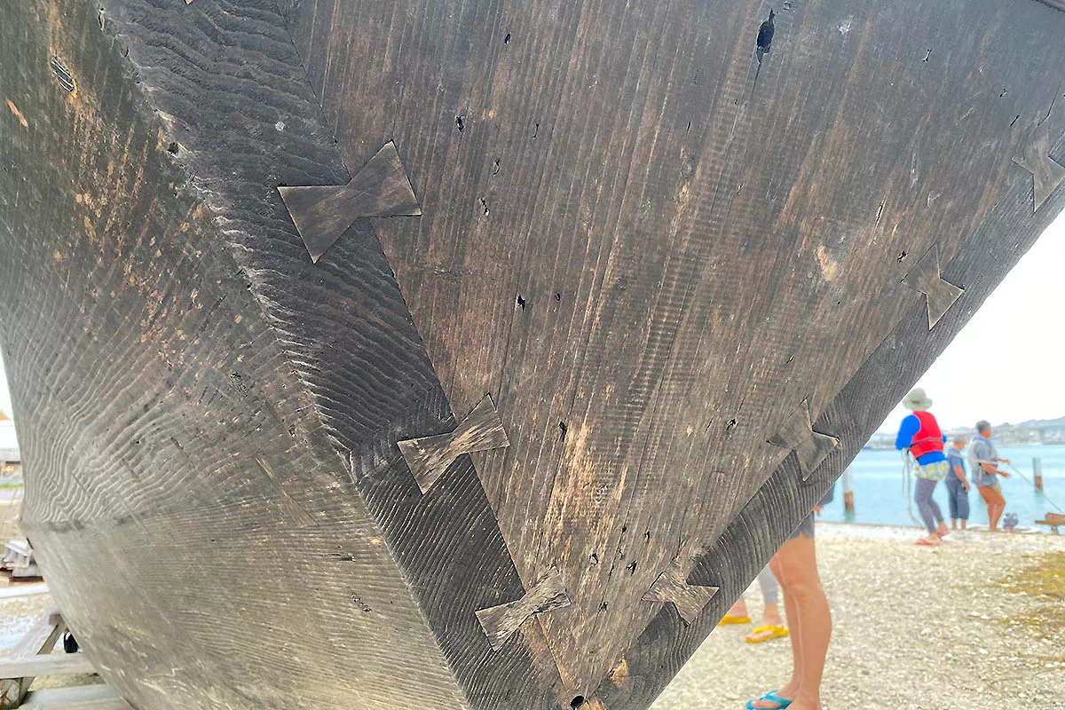 sabani boat up close