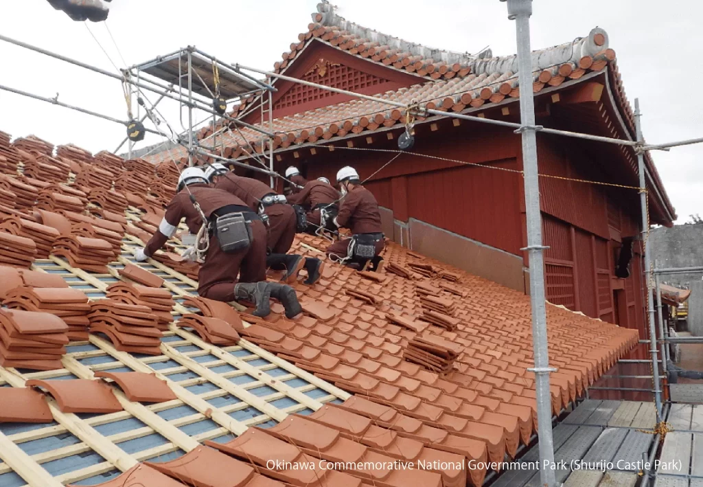 shurijo roof repair work