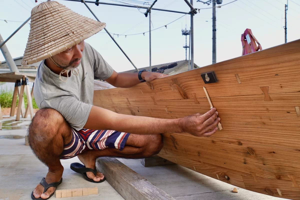 sabani wooden fishing boat