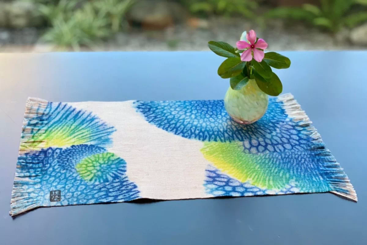 shuri ryusen tea mat