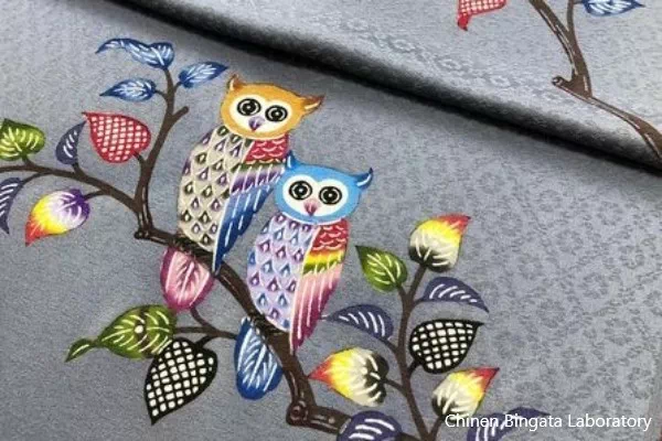 ryukyu bingata obi owl