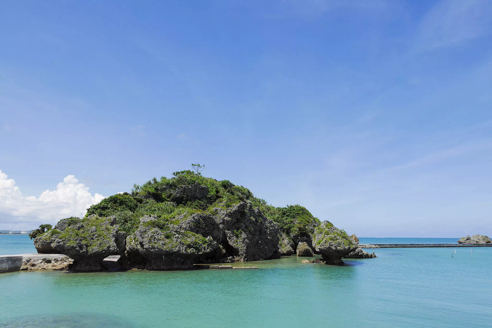 濱比嘉島風光