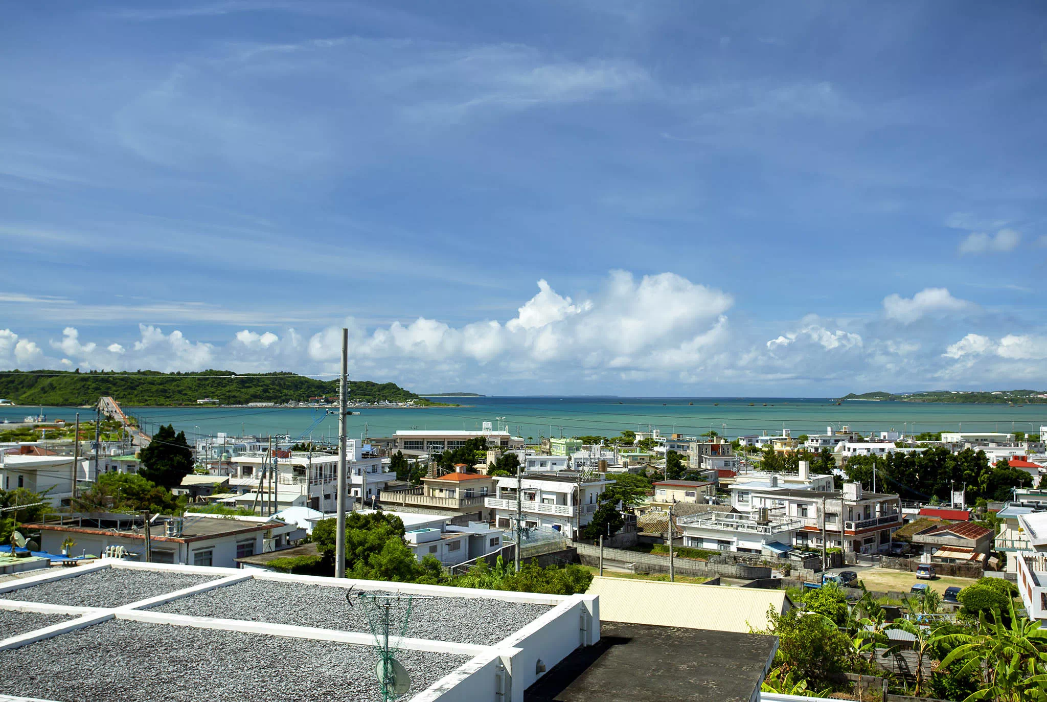 平安座島上的海岸