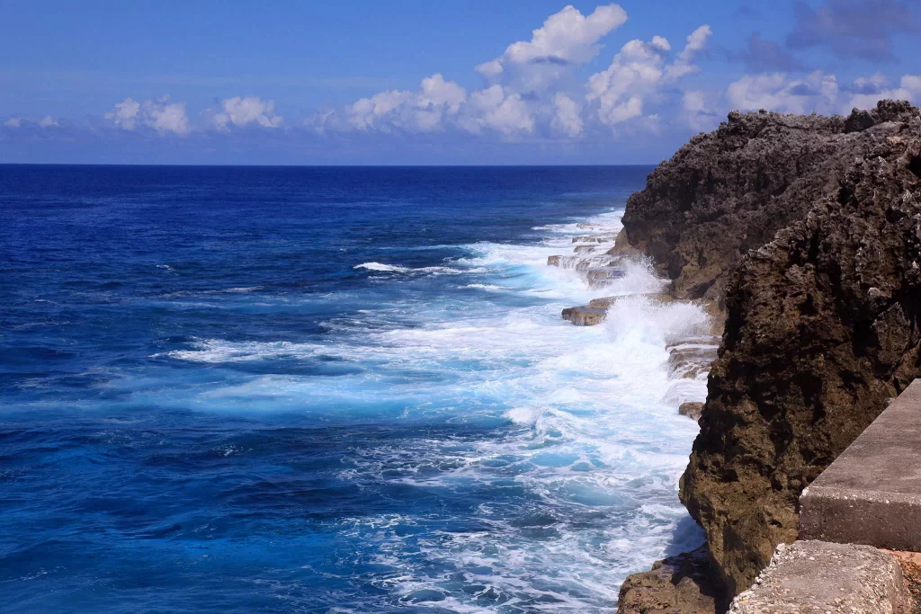 kita daito island coast